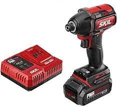 SKIL PWR CORE 20 Brushless 20V 1/4 Hex Impact Driver, Includes 2.0Ah Lithium Battery