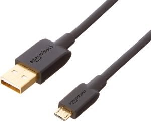Amazon Basics USB-A to Micro USB Fast Charging Cable,
