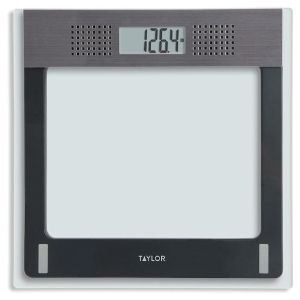 Taylor Electronic Glass Talking Bathroom Scale-7084