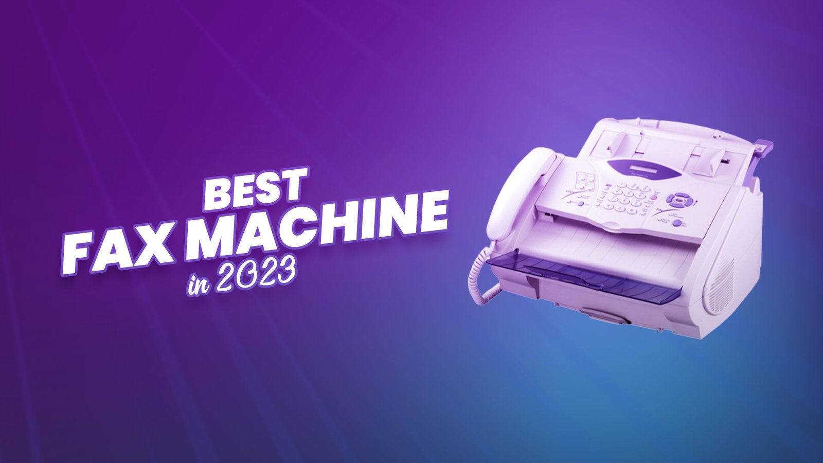 Best Fax Machine
